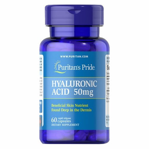 Puritan's Pride, Hyaluronic Acid, 50 mg, 60 Capsules Puritan's Pride