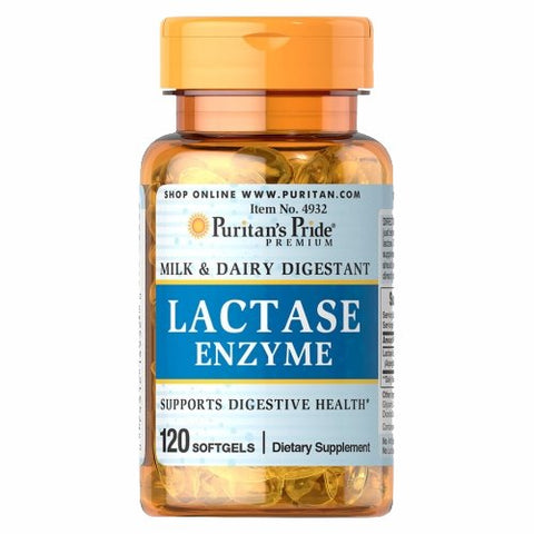 Puritan's Pride, Lactase Enzyme, 125 mg, 120 Softgels Puritan's Pride