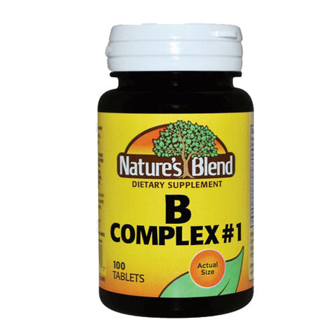 Nature's Blend, Vitamin B Complex Formula #1, 100 Tabs Nature's Blend