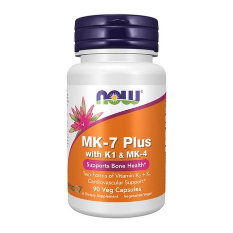Now Foods, MK-7 Plus With K1 And MK-4, 90 Veg Capsules Now Foods