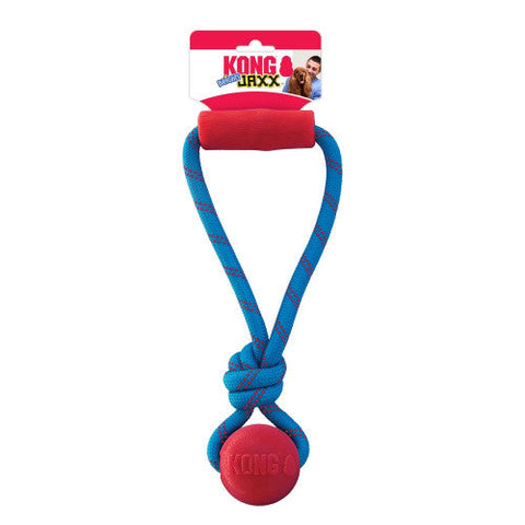 Kong, KONG Jaxx Brights Tug with Ball Dog Toy, Assorted, 1 Each/Medium Kong