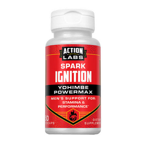 Action Labs, Yohimbe Powermax 2000 Spark Ignition, 50 Veg Caps Action Labs