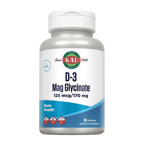 D-3 Mag Glycinate 90 Count by Kal