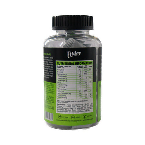 Fitday, Fitday Slim Gummies, Litchi Flavour 30 Chewable Gummies Fitday