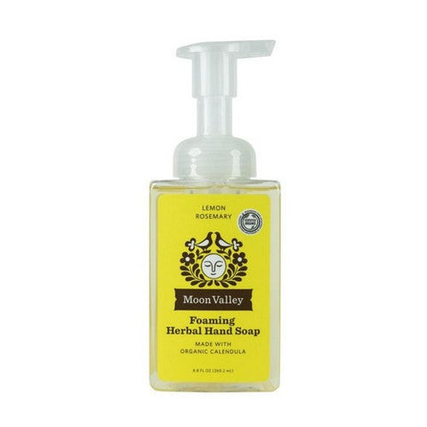 Moon Valley Organics, Organics Foaming Herbal Hand Soap Lemon Rosemary, 8.8 Oz Moon Valley Organics