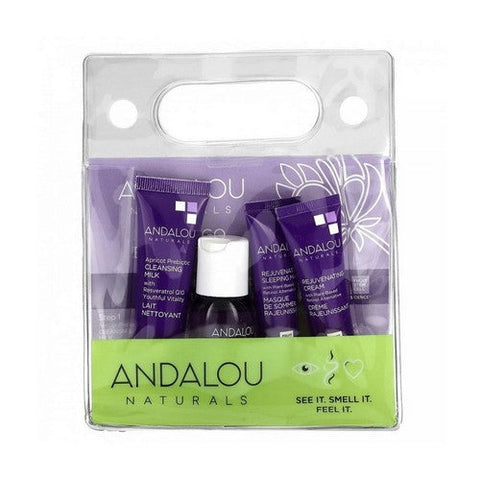 Andalou Naturals, On The Go Essentials The Age Defying Routine, 4 Count Andalou Naturals