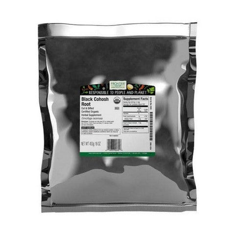 Frontier Coop, Organic Black Cohosh Root Cut & Sifted, 1 Lb Frontier Coop