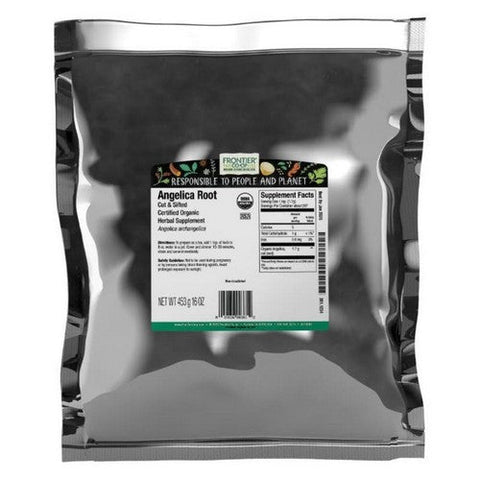 Frontier Coop, Organic Angelica Root Cut & Sifted, 1 Lb Frontier Coop