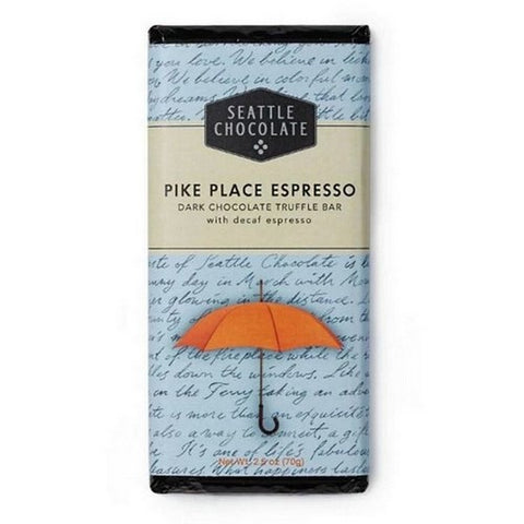 Pike Place Espresso Truffle Bar 2.5 Oz by Maeve Chocolate