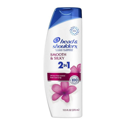 Head & Shoulders, 2 In1 Shampoo Plus Conditioner Smooth And Silky, 12.5 Oz Head & Shoulders