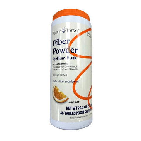 Foster And Thrive, Fiber Powder Smooth Texture Orange, 20.3 Oz Foster And Thrive