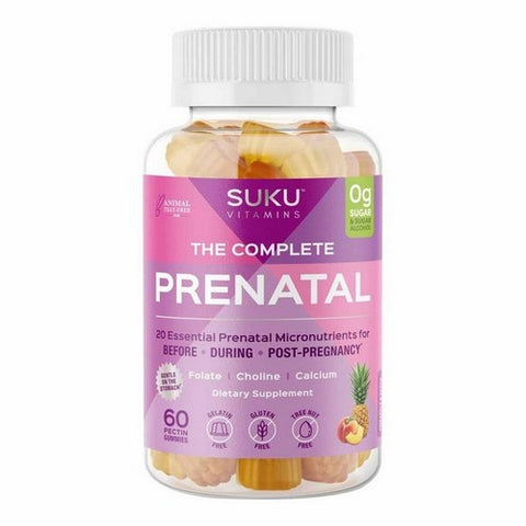 SUKU Vitamins, The Complete Prenatal, 60 Gummies SUKU Vitamins