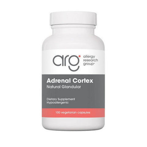 Nutricology/ Allergy Research Group, Adrenal Cortex Natural Glandular, 100 Veg Caps Nutricology/ Allergy Research Group
