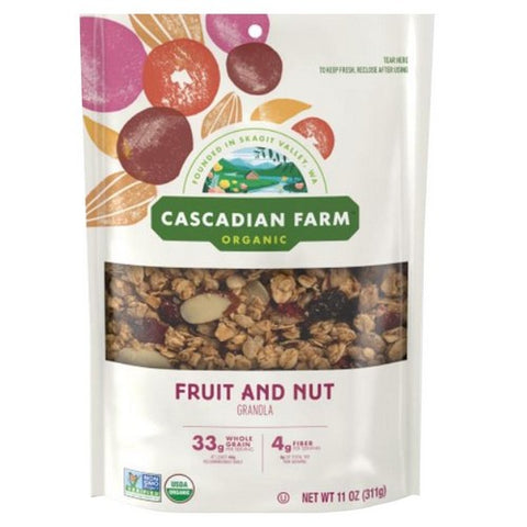 Organic Fruit and Nut Granola 11 Oz (Case Of 4) by Cascadian Farm