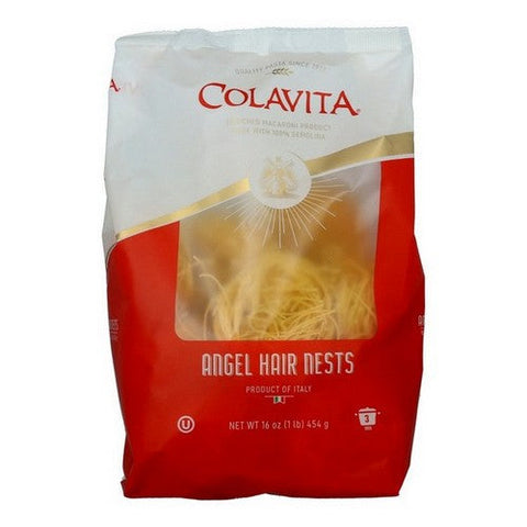 Colavita, Pasta Angel Hair Nest, 16 Oz(Case Of 12) Colavita