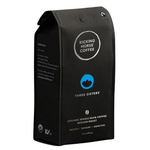 Organic Three Sisters Ground Coffee 10 Oz(Case Of 6) by Kicking Horse