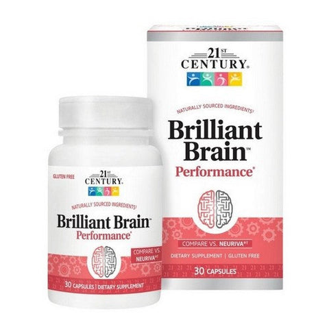 21st Century, Brilliant Brain Performance, 30 Caps 21st Century