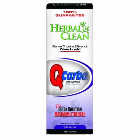 BNG Enterprises/Herbal Clean, Q Carbo Liquid,Grape, 16 Oz BNG Enterprises/Herbal Clean