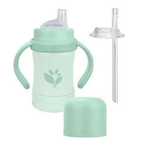 Green Sprouts, Sage Sip And Straw Sprout Ware, 6 Oz Green Sprouts