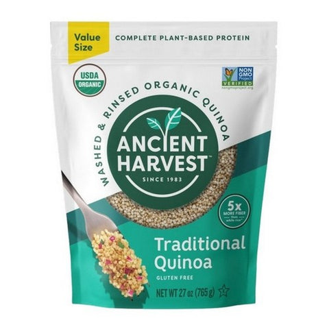 Organic White Grains Traditional Quinoa 27 Oz (Case Of 6) by Ancient Harvest
