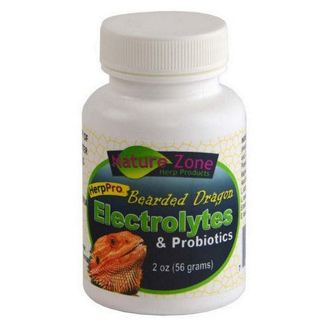 Nature Zone, Nature Zone Bearded Dragon Electrolytes & Probiotics Supplement, 2 Oz Nature Zone