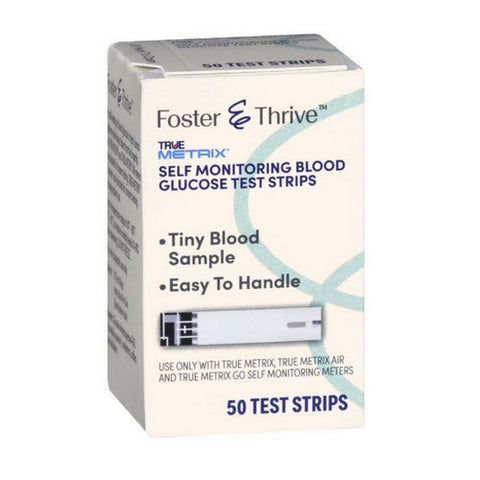 Glucose Test Strip 50 Count by True Metrix
