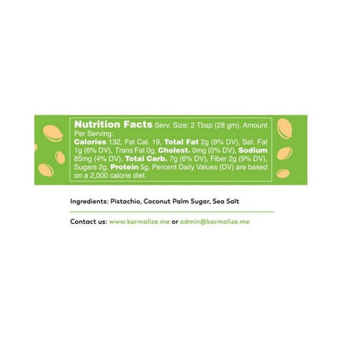 Karmalize Me, Pistachio Butter, 6 Oz Karmalize Me