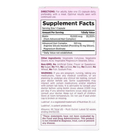 Nature's Bounty, Hair Growth Capsules, 30 Count
