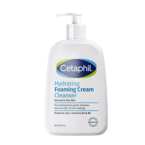 Cetaphil, Hydrating Foaming Cream Cleanser, 16 Oz Cetaphil
