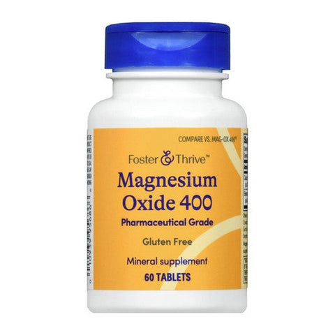 Foster And Thrive, Magnesium Oxide 400, 60 Tabs Foster And Thrive