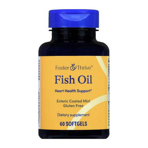 Foster And Thrive, Fish Oil Enteric Coated Mini, 60 Softgels Foster And Thrive