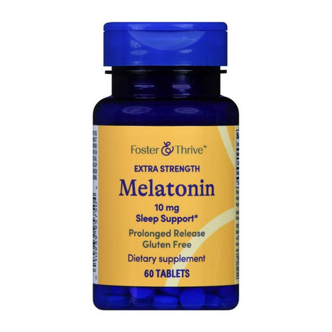 Extra Strength Melatonin 60 Tabs by Foster And Thrive