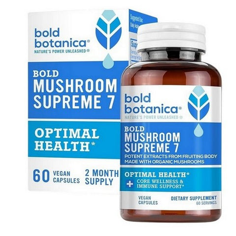 Bold Mushroom Supreme 7 60 Vegan Capsules by Bold Botanica