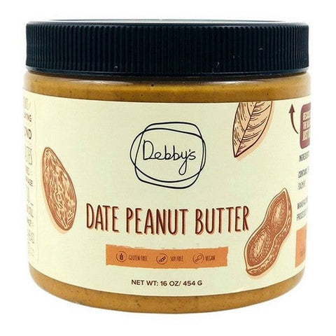 Debby's, Peanut Butter With Dates, 16 Oz (Case Of 6) Debby's
