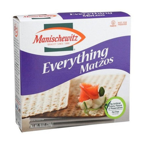 Manischewitz, Everything Matzos, 10 Oz (Case Of 12) Manischewitz
