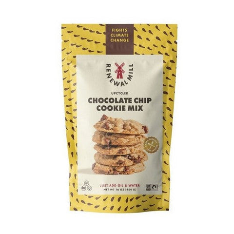 Renewal Mill, Upcycled Oat Chocolate Chip Cookie Mix, 16 Oz (Case Of 6) Renewal Mill