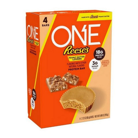 Onebar, Reeses Peanut Butter Lovers Bar, 4 Count (Case Of 6) Onebar