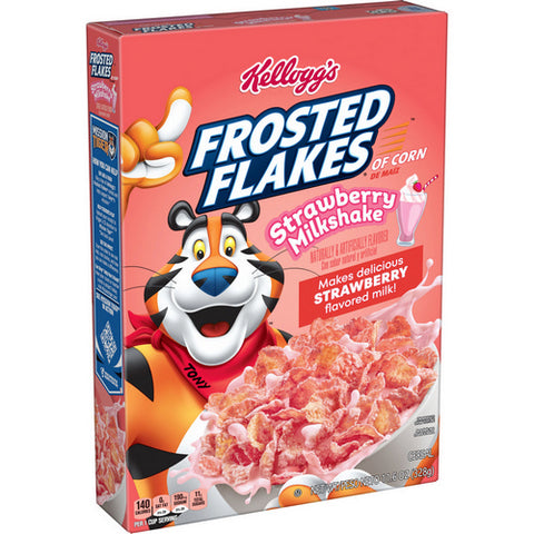 Frosted Flakes Strawberry Milkshake Breakfast Cereal 11.6 Oz (Case Of 12) by Kellogg's