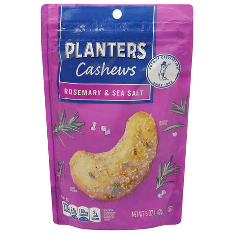 Rosemary And Sea Salt Cashews 5 Oz (Case Of 12) by Planters