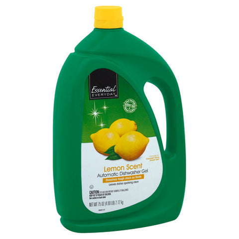 Lemon Scent Automatic Dishwasher Gel 75 Oz (Case Of 6) by Essential Everyday