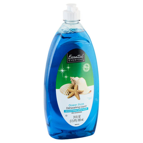 Ocean Shore Dishwashing Liquid 24 Oz (Case Of 9) by Essential Everyday