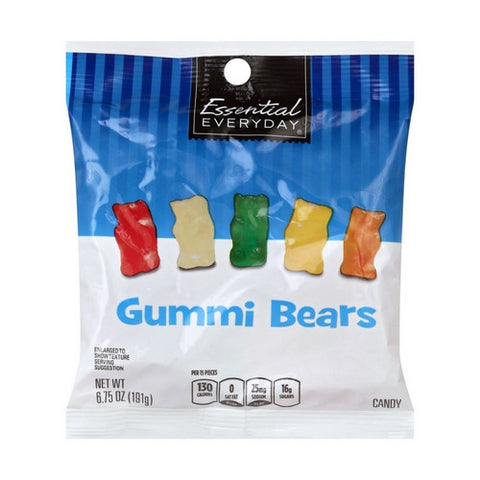 Candy Gummi Bears 6.75 Oz (Case Of 12) by Essential Everyday