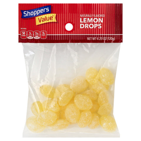 Lemon Drops Candy 4.25 Oz (Case Of 12) by Shoppers Value