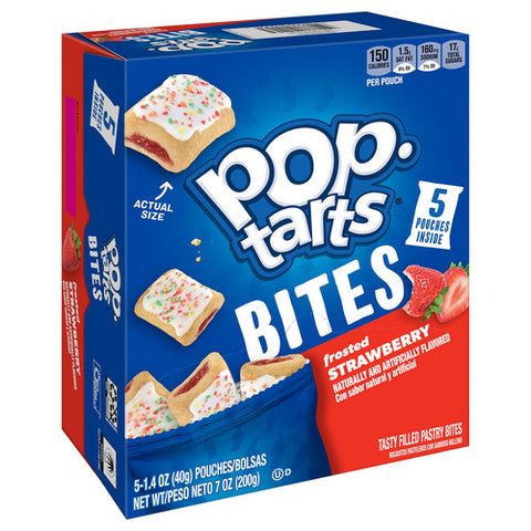Pop Tarts Bites Frosted Strawberry Pastry Bites 7 Oz (Case Of 5) by Kellogg's