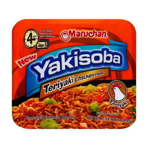 Yakisoba Teriyaki Chicken Flavor 3.98 Oz (Case Of 8) by Maruchan