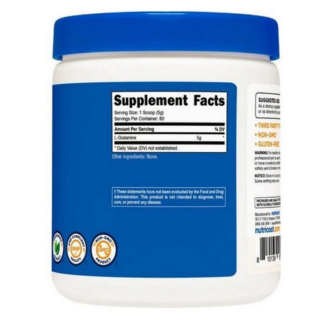 Nutricost, L-Glutamine Unflavoured, 300 Grams Nutricost
