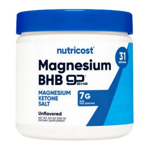 Nutricost, Ketone BHB Magnesium Powder, 250 Grams Nutricost