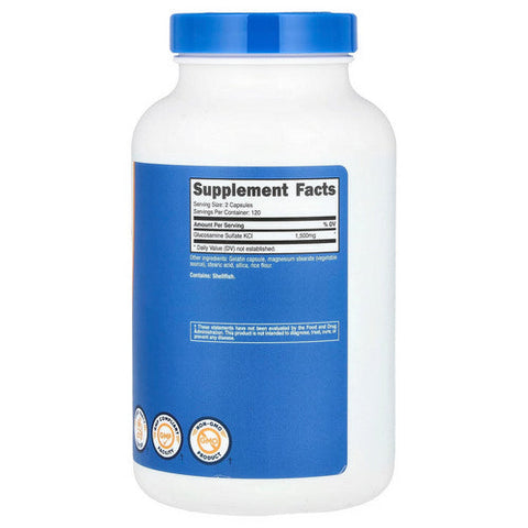 Nutricost, Glucosamine Sulfate Capsules, 750 Mg, 240 Count Nutricost