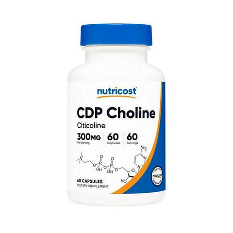 Nutricost, Cdp Choline Citicoline, 300 Mg, 60 Count Nutricost