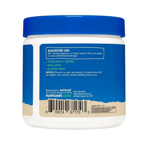 Nutricost, Organic Blueberry Powder Unflavoured, 8 Oz Nutricost